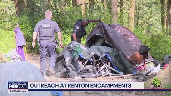 Outreach at Renton encampments ahead of possible sweeps