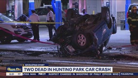 Two drivers dead after head-on crash in Hunting Park