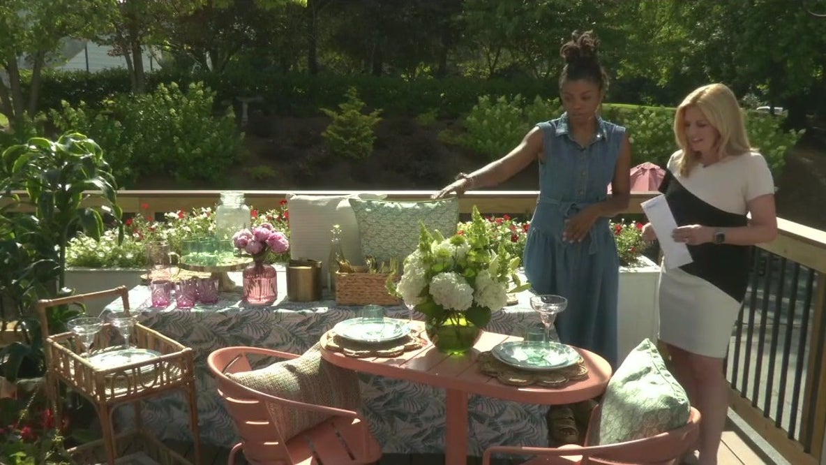 Outdoor tablescapes with Amber Guyton