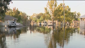 St. Johns River cresting near Astor