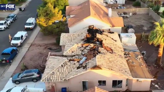 Person found dead inside Mesa home following fire