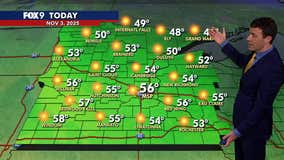 MN weather: Sunshine and mild temps Monday