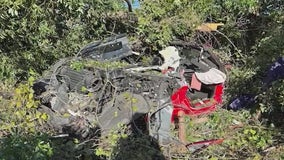 Driver killed, passenger injured after crash goes undiscovered for hours in Lake County