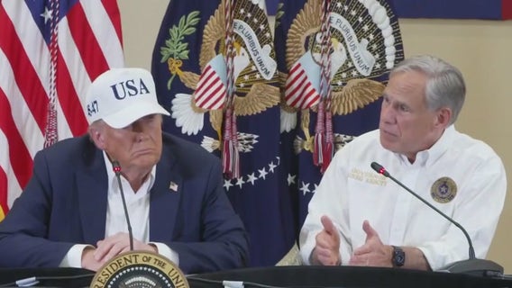 Pres. Trump, first lady tour Texas flood damage: 'Hard to believe the devastation'