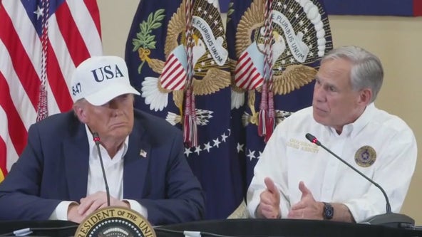 Pres. Trump, first lady tour Texas flood damage: 'Hard to believe the devastation'