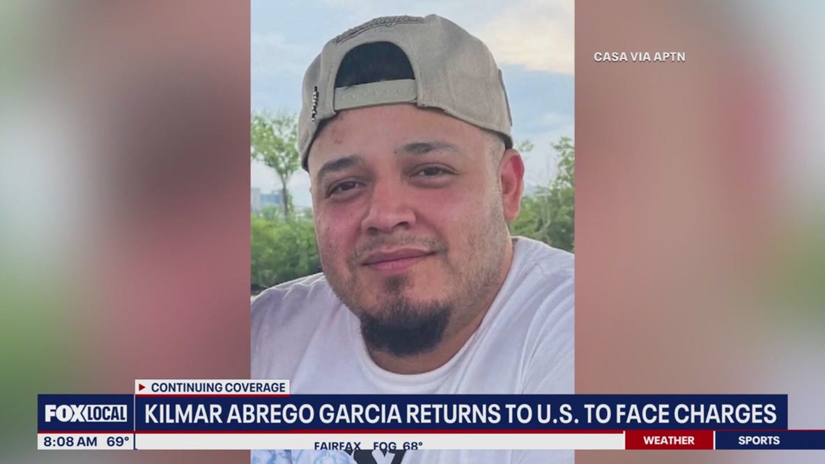 Kilmar Abrego Garcia returns to US to face charges