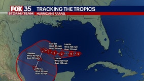 Hurricane Rafael continues to intensify