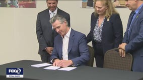 Newsom signs a slew of California bills into law