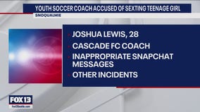 Snoqualmie youth soccer coach accused of sexting teenage girl