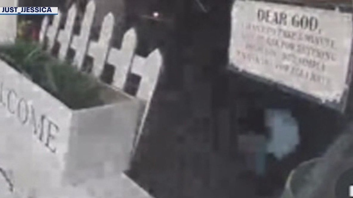 Mysterious figure caught on camera in Compton