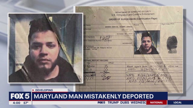 Maryland man mistakenly deported to El Salvador over 'administrative error'