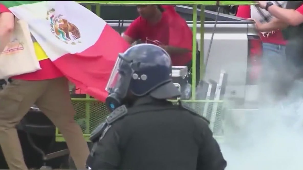 Teen arrested at protest while waiting for ride
