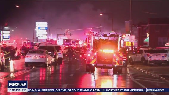 Philly plane crash: 7 dead, including 6 aboard medical flight; 22 others injured