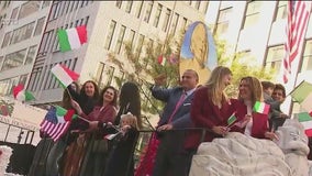 Columbus Day Parade today in NYC