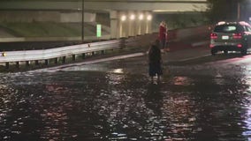 Metro Detroit roads flooded Friday morning