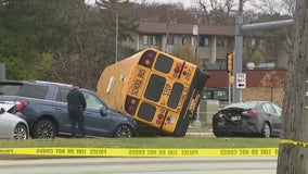 School bus crash near 27th and Howard