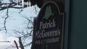 McGovern's Pub caught fire from downed power lines