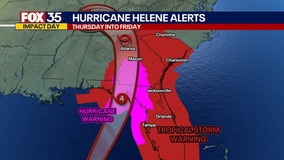 Hurricane Helene continues trek across Gulf