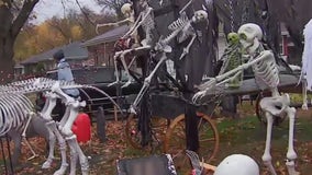 Trick-or-Treaters brave the cold this Halloween