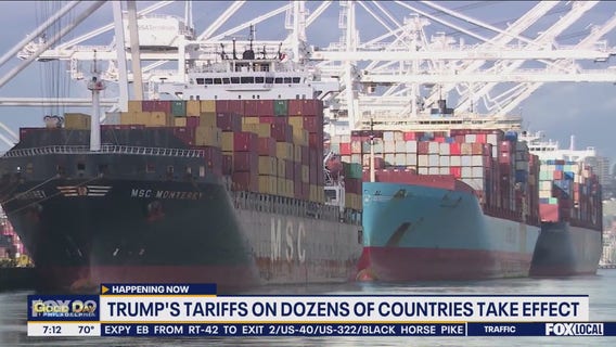 Trump's tariffs on dozens of countries take effect