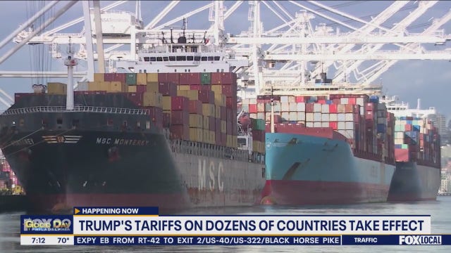 Trump's tariffs on dozens of countries take effect