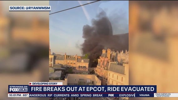Fire sparks backstage at Walt Disney World's EPCOT, officials say