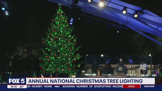 President Biden kicks off holidays with National Christmas Tree Lighting for final time