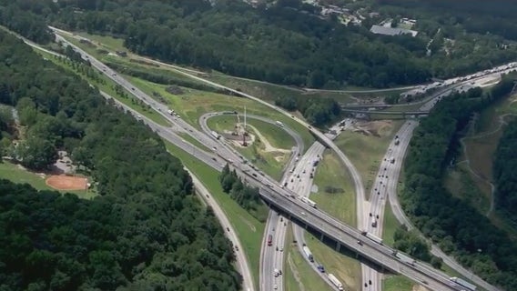 Controlled blasting to begin on I-285/I-20 West interchange, traffic delays expected