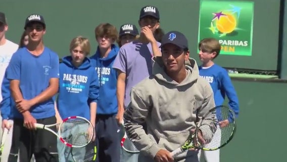 Voices for Change: Babolat hosts Palisades tennis teams at BNP Paribas Open