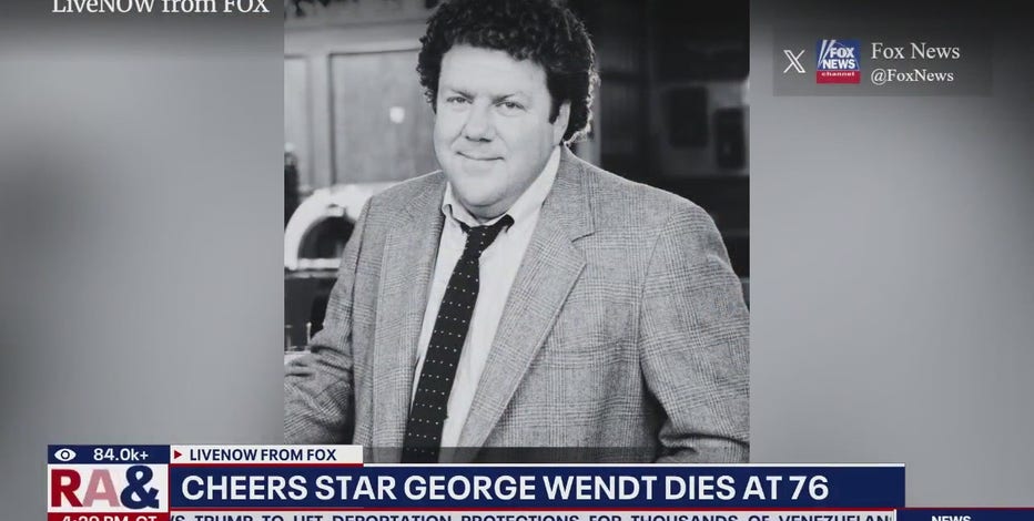 ‘Cheers’ star George Wendt dies at 76