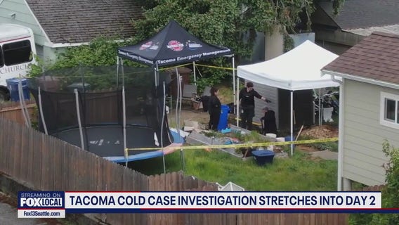 Tacoma cold case investigation stretches into day 2
