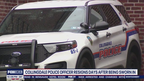 New Collingdale police officer resigns days as he faces several charges