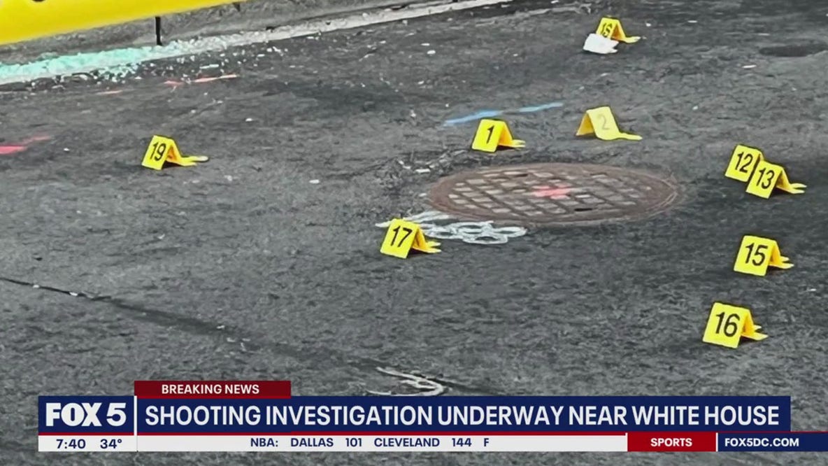 Man shot blocks from White House