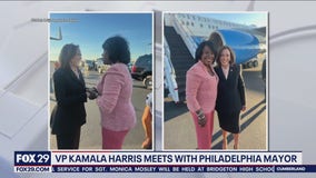 VP Kamala Harris meets with Mayor Parker & visits Georgia churches