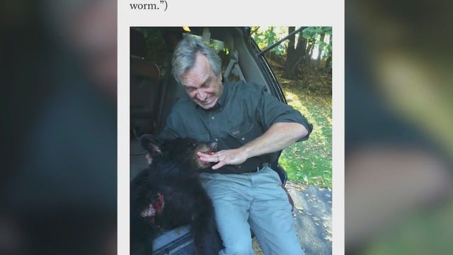 Robert F. Kennedy Jr. says he left a dead bear in Central Park as a prank