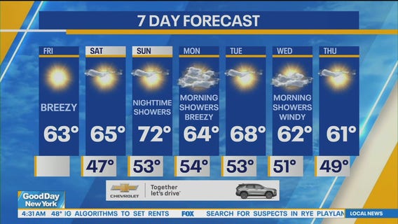 NYC weather forecast