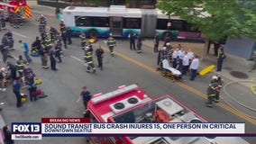 Pioneer Square bus crash: More than a dozen hurt in Seattle