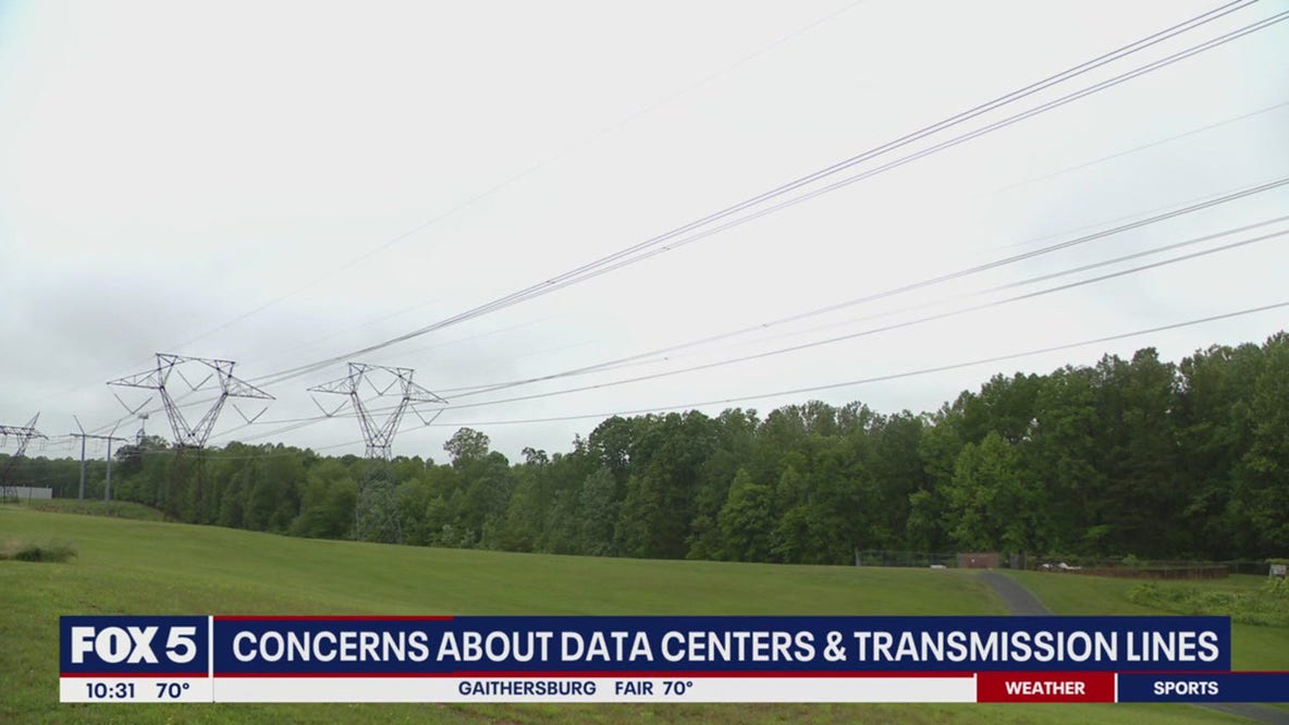 Concerns grow about data centers and transmission lines in NoVa