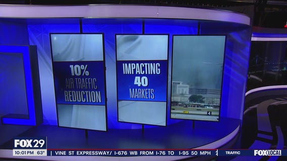 FAA air traffic reduction impact on PHL Airport