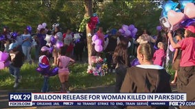 Balloon release for 32-year-old woman fatally shot in Parkside