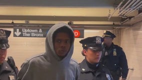 Subway shove suspect arrested