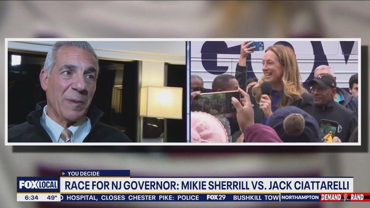 Election Day: Sherrill, Ciattarelli face off in New Jersey governor's race