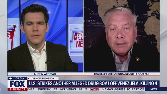 U.S. strikes another alleged drug boat off Venezuela