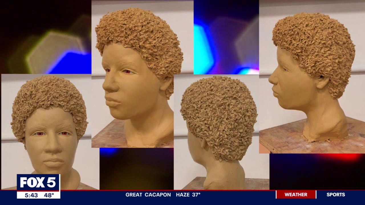 New Facial Reconstruction Bust of Victim in Loudoun Co Cold Case