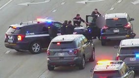 Police chase ends with driver arrested