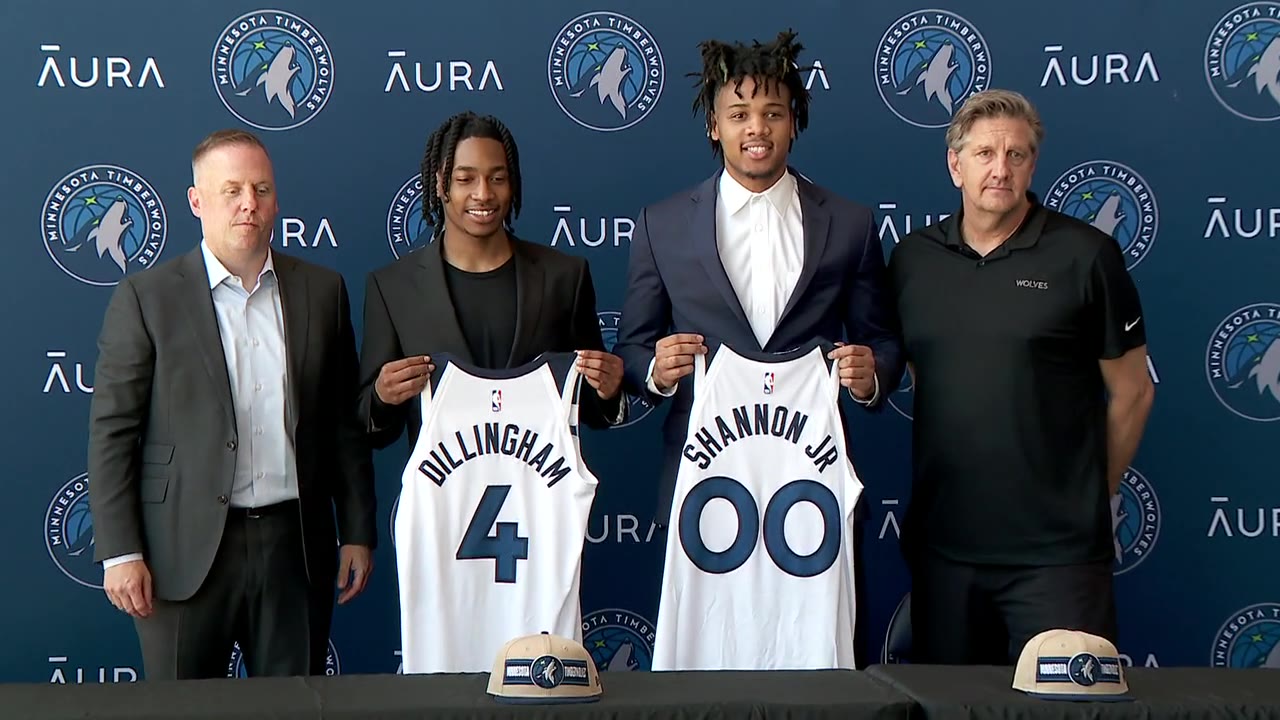 Wolves introduce Rob Dillingham, Terrence Shannon
