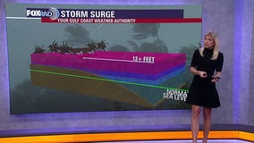 Hurricane Milton: Storm surge, reverse surge seen