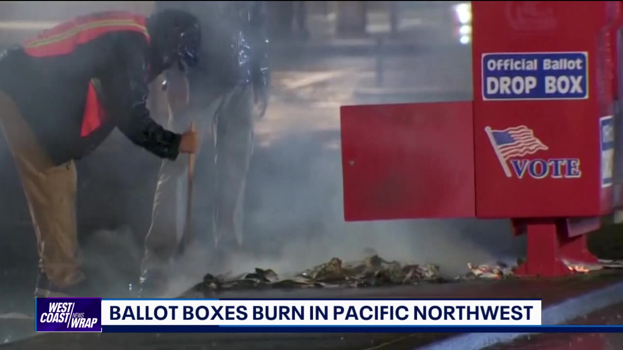 Ballot boxes set on fire | West Coast Wrap