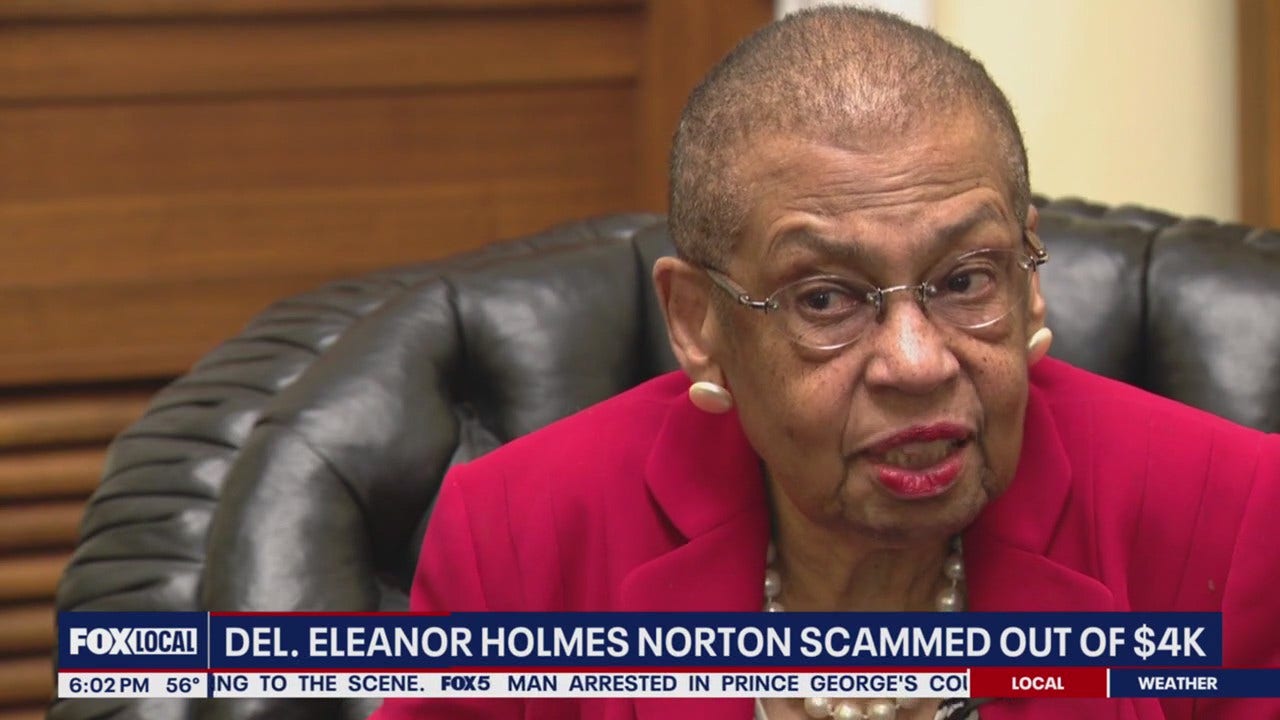 DC Delegate Eleanor Holmes Norton Scammed for $4,000 Amid Early Dementia Concerns