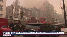 Vacant buildings in Seattle keep burning, why aren't they demolished? | FOX 13 Seattle